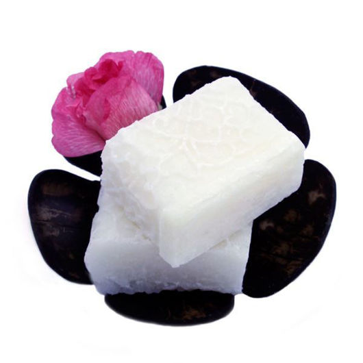 Picture of ORGANIC HANDMADE COCO SOAPS (YLANG-YLANG) & COCO SOAP DISH 