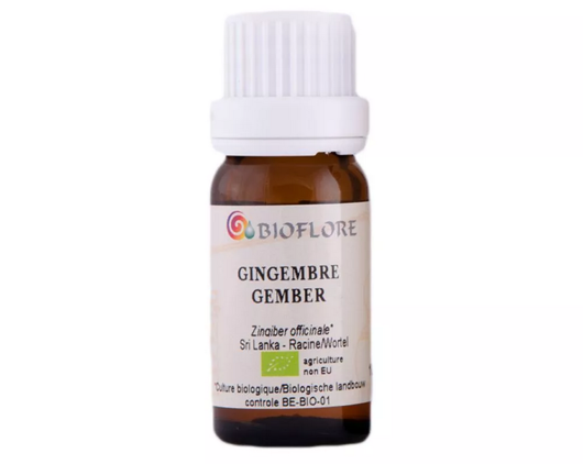 Image de HUILE ESSENTIELLE DE GINGEMBRE BIO - SRI LANKA , 10 ml