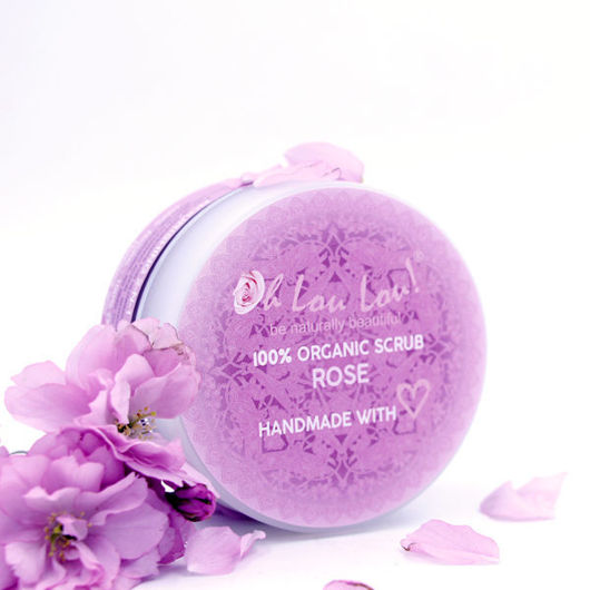 Image de GOMMAGE ROSE DE DAMAS 100% BIOLOGIQUE 