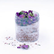 Picture of BATH SALTS with DAMASK ROSE PETALS & BUDS  