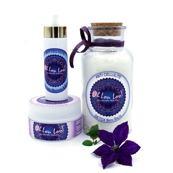 ORGANIC ANTICELLULITE BATH SALTS Oh Lou Lou! 100 Organic