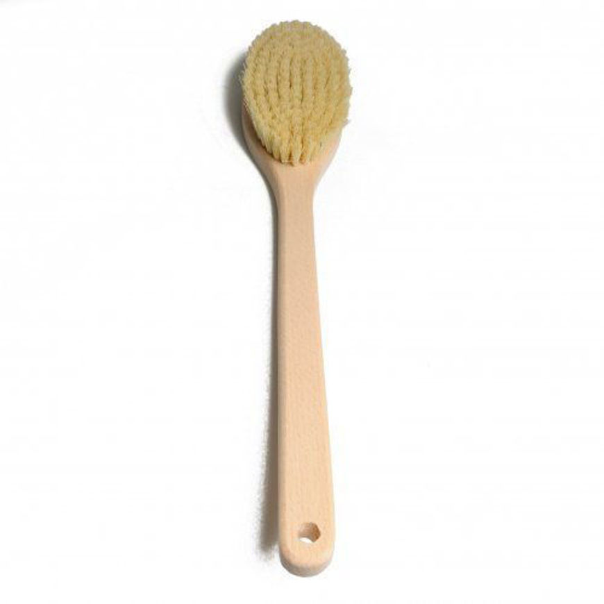 Natural VEGAN Long Handle Cactus Brush