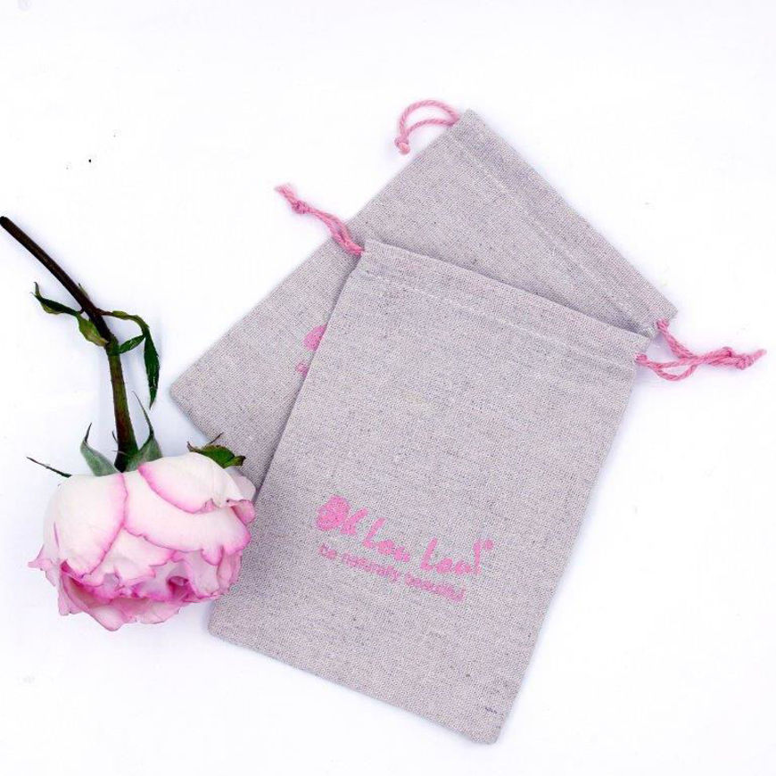 Image sur Oh Lou Lou! LINEN Reusable Gift Bag  with HEMP string