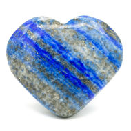 Picture of LAPIS LAZULI HEART SHAPE WORRY STONE