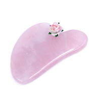 Gua sha rose quartz