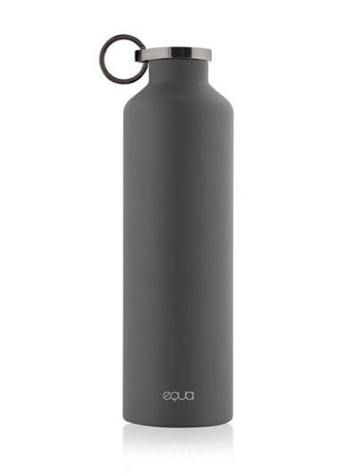 Picture of EQUA  CLASSY THERMO DARK GREY WATER BOTTLE