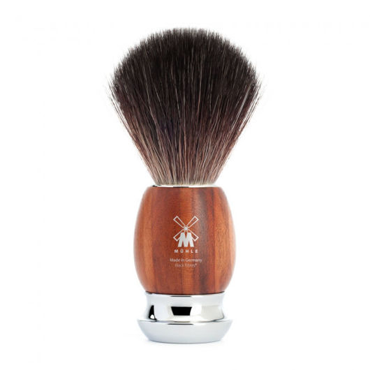 Picture of VIVO Shaving brush from MÜHLE, Black Fibre, handle plum wood