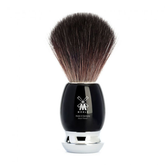 Picture of VIVO Shaving brush from MÜHLE, Black Fibre, handle resin black