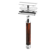 Picture of TRADITIONAL Safety razor from MÜHLE, closed comb, resin tortoiseshell