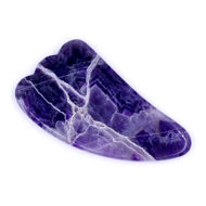 Gua sha amethyst natural stone