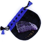 Gua sha amethyst natural stone