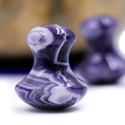 AMETHYST MASSAGE MUSHROOM STONE