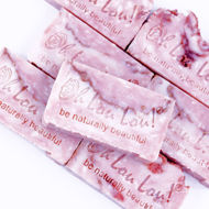 organic handmade rose soap