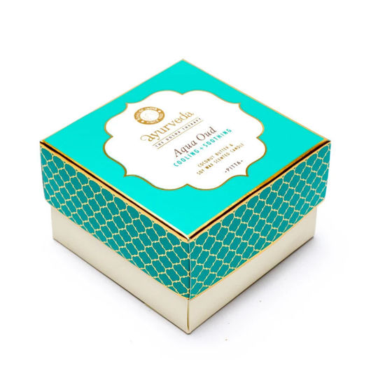 Scented Vegan Ayurvedic Candle Aqua Oud 