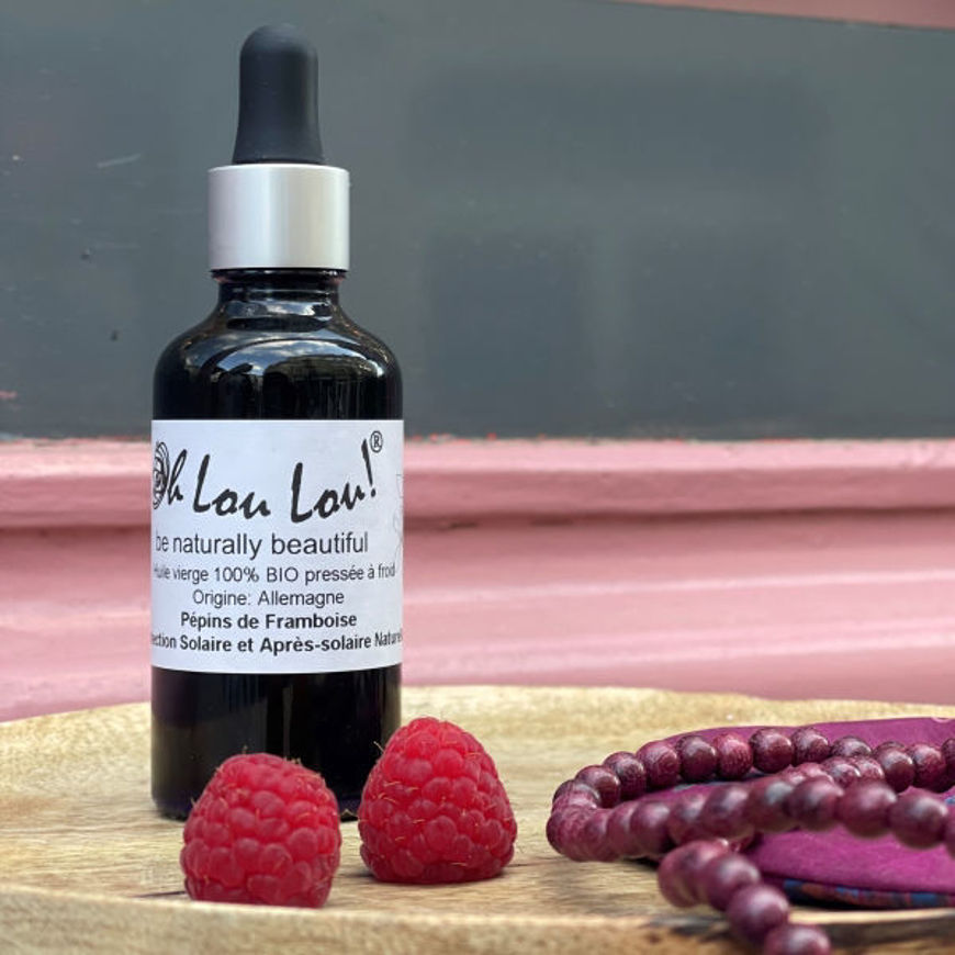 Organic Raspberry Seed Oil - NATURAL PROTECTION | Oh Lou Lou! | 100% Organic Cosmetics | Handmade Zero Waste