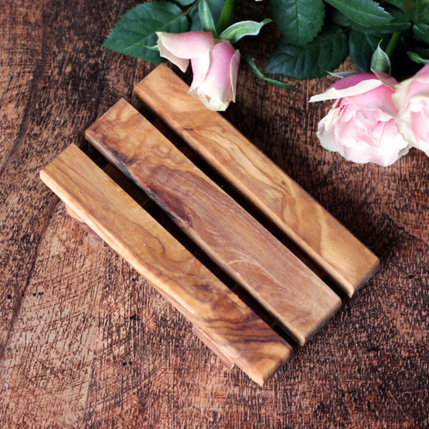 Olive Wood Soap Holder Pallet