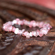 strawberry quartz soul bracelete  