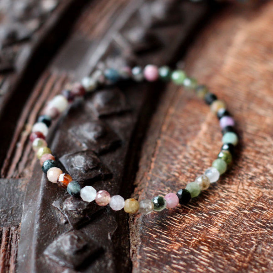 Rainbow Tourmaline bracelet