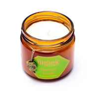 Organic Vegan Candle Patchouli Vanilla 