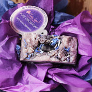 handmade soap amethyst natural stone 