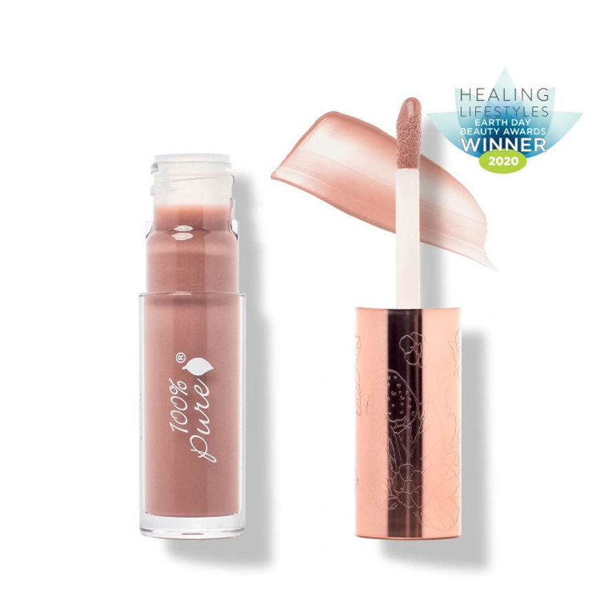 100% Pure Lip Gloss Pink Caramel